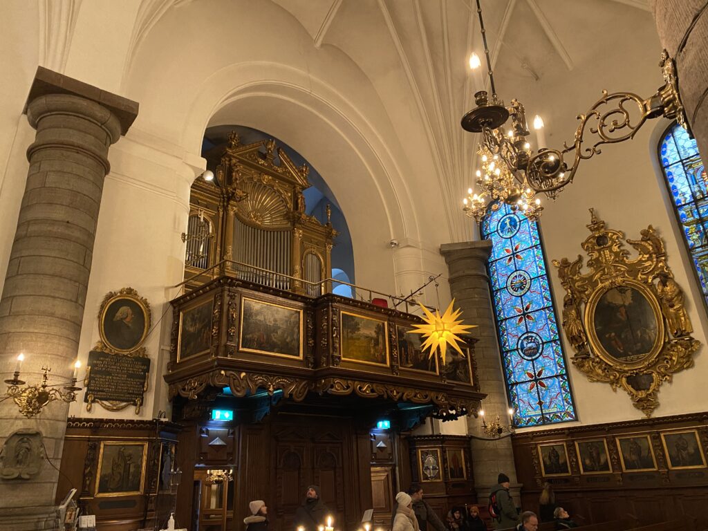 Deutsche Kirche in Stockholm - romantische Orgel