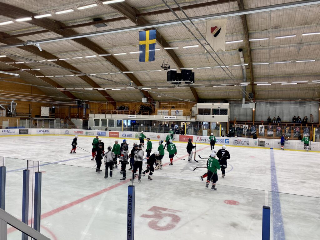 Beeindruckendes Eishockeyspiel