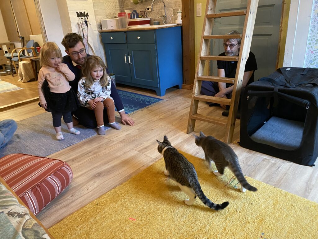 Erster Besuch bei Maja und Paul